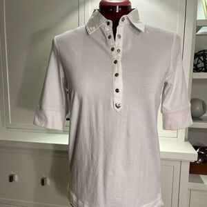 Daily Sports Crisp White Polo. Never worn with tags.
